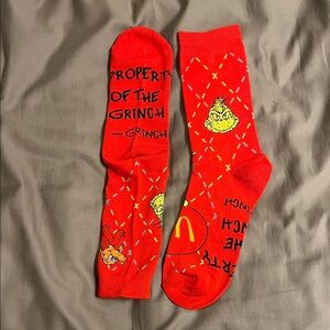 Dr. Seuss Red Grinch Casual Socks